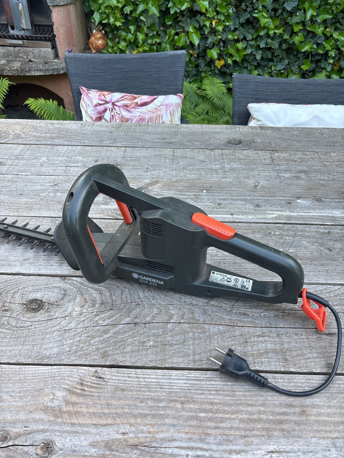 Gardena EHT 410 elektrische heggenschaar, Ophalen of Verzenden, Gebruikt, Elektrisch
