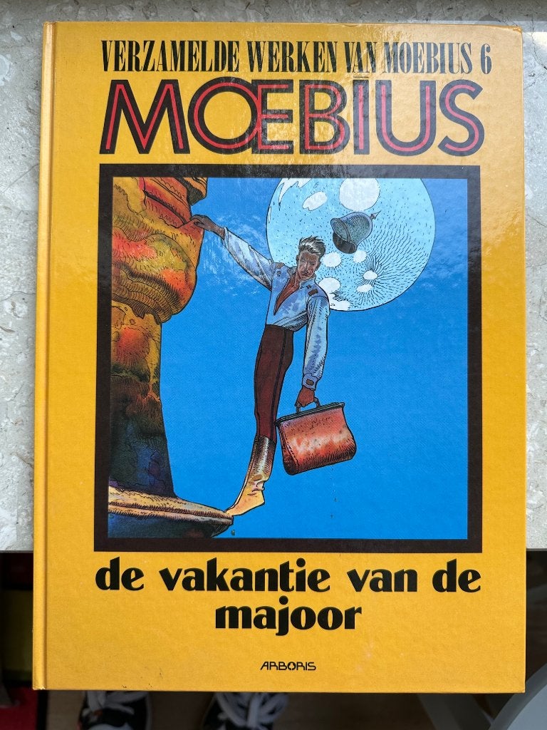 Moebius - de Verzamelde werken deel 6 De vakantie van de maj, Eén stripboek, Ophalen of Verzenden, Zo goed als nieuw, Moebius