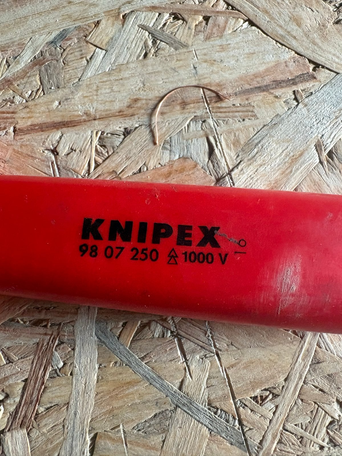 Knipex verstelbare moersleutel 1000V geïsoleerd, Ophalen of Verzenden, Gebruikt, Sleutel/ratel, Knipex