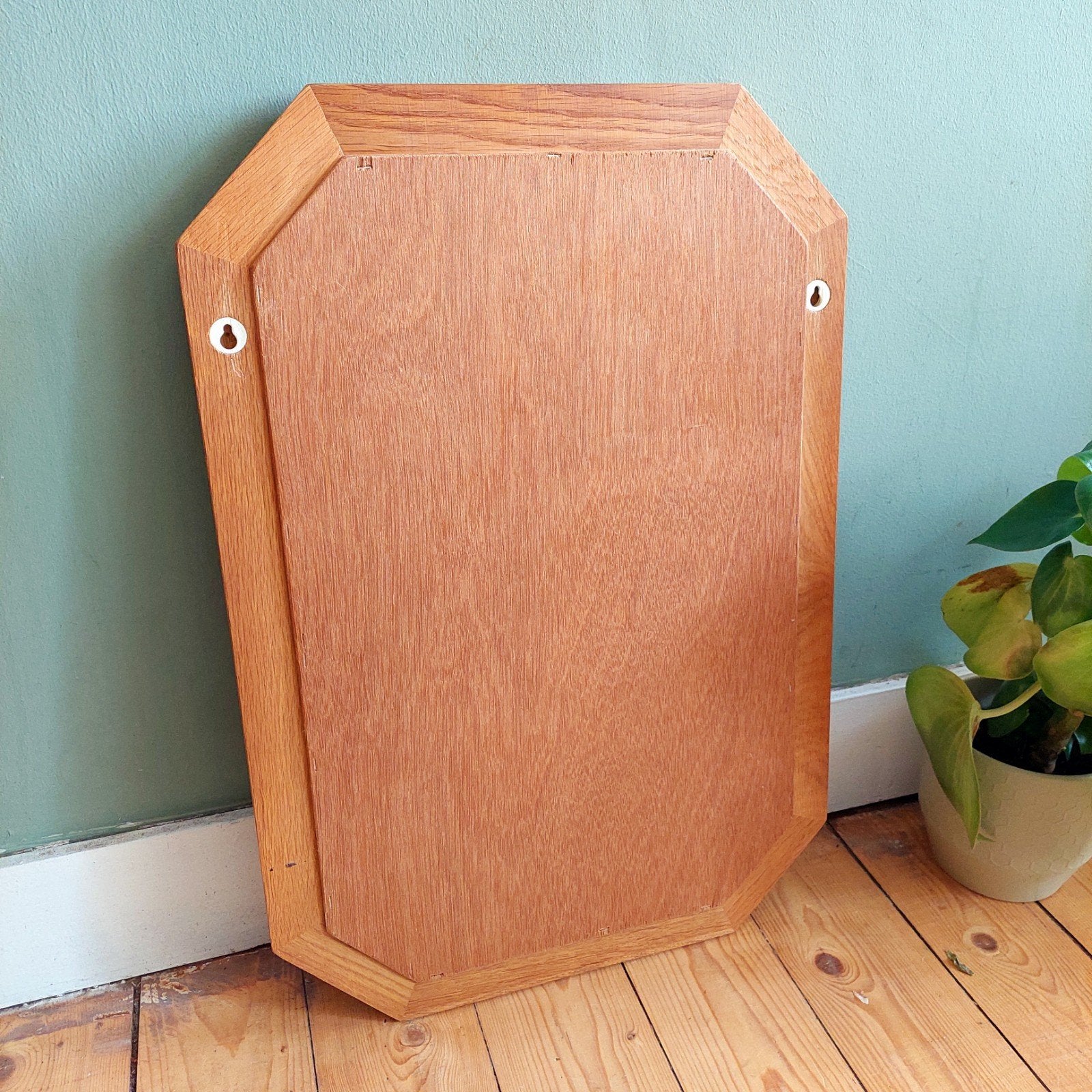 Lucky Vintage vintage houten spiegel, Huis en Inrichting, Woonaccessoires | Spiegels, Ophalen, Minder dan 50 cm, ., .