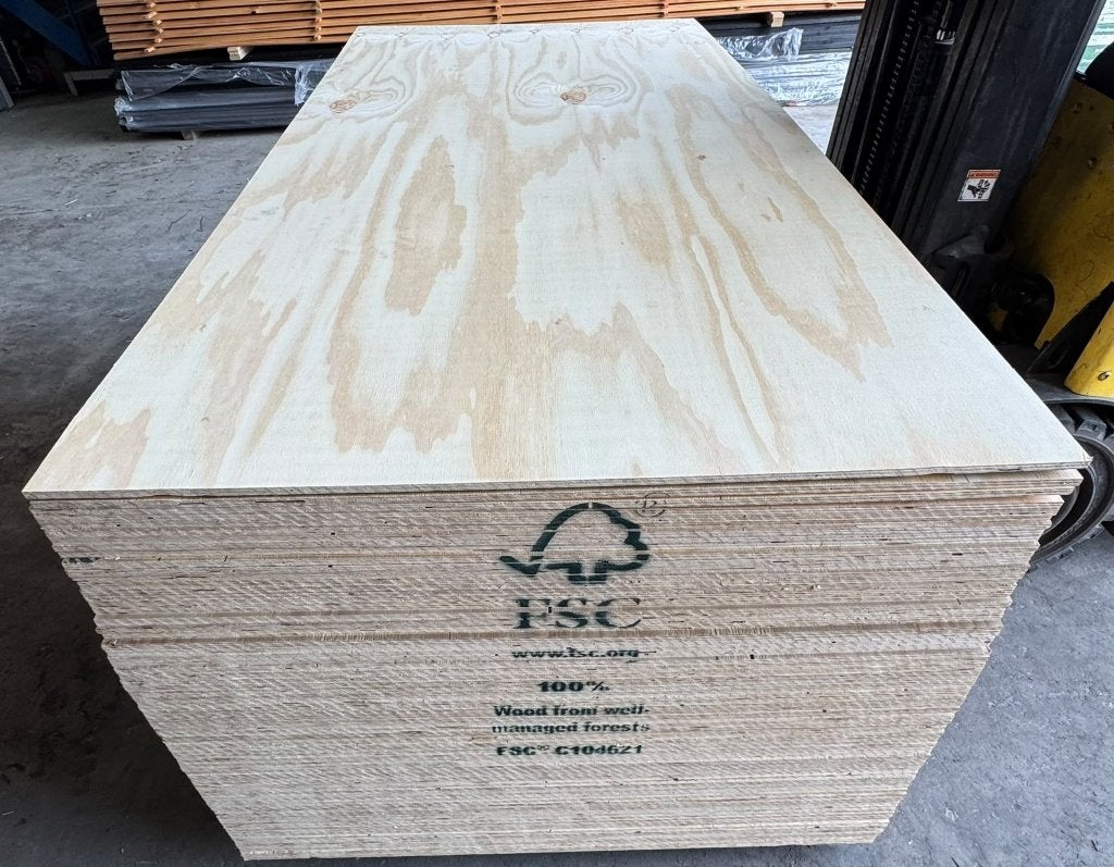 Underlayment Elliotis Pine 244x122 12mm, Ophalen, Nieuw, 180 tot 250 cm, Overige typen