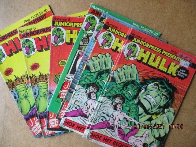 adv4518 de hulk liefhebbers serie, Eén comic, Ophalen, Gelezen, Overige gebieden
