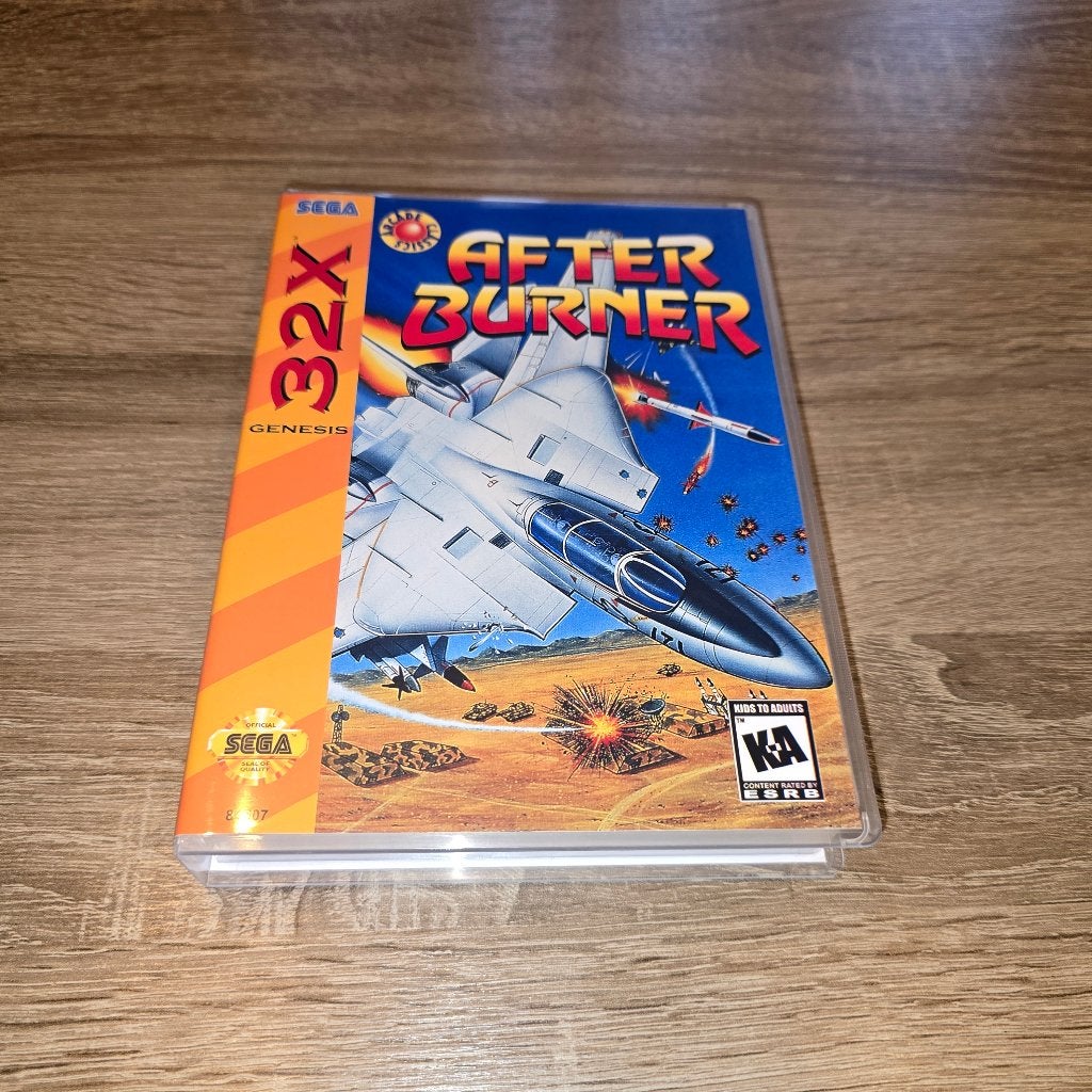 After Burner Sega 32X Game Case, Verzenden, 1 speler, Zo goed als nieuw, Vanaf 3 jaar