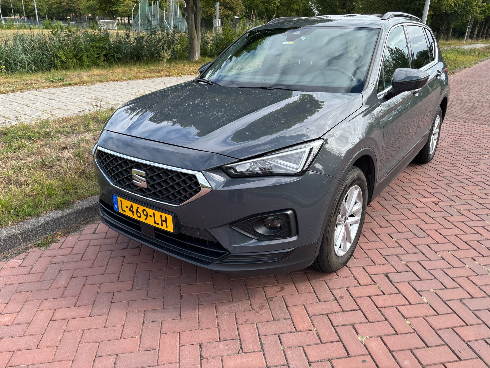 Seat Tarraco 1.5 TSI 150pk (7-Pers.) 2021 Grijs, Auto's, Seat, Voorwielaandrijving, Stof, 4 cilinders, 7 stoelen