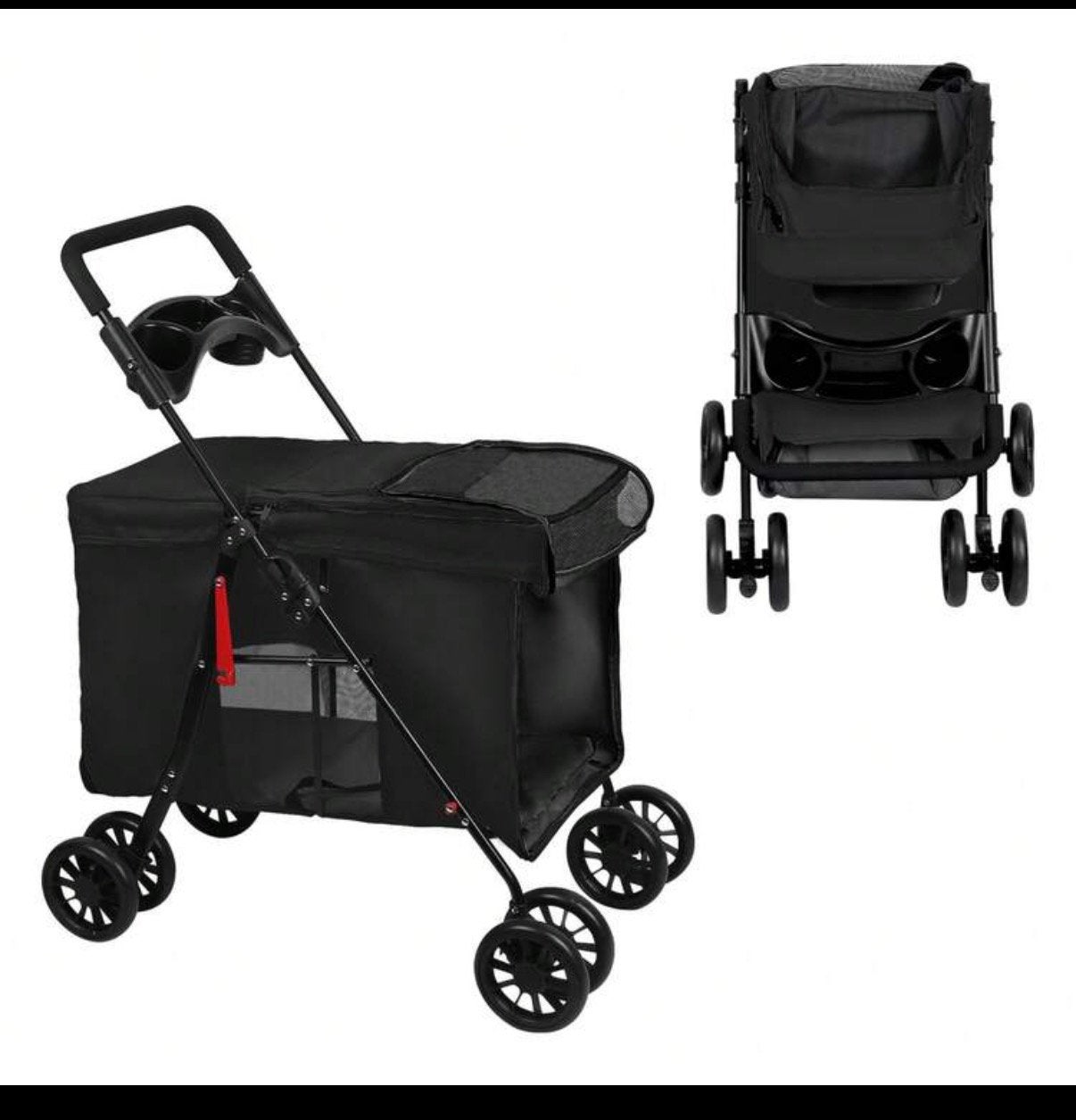 Zwarte honden/katten buggy, Ophalen of Verzenden, Nieuw