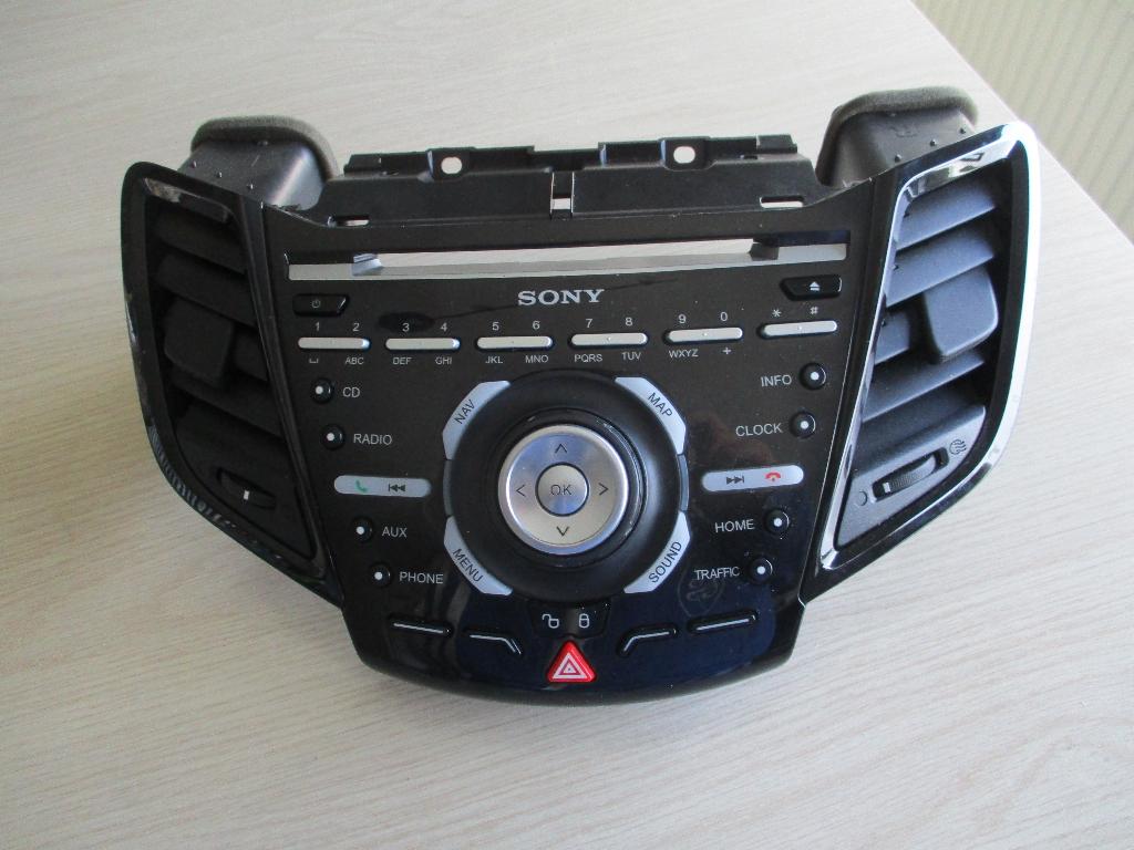 Radio paneel Fiesta mk7.5, Ophalen of Verzenden, Gebruikt, Ford