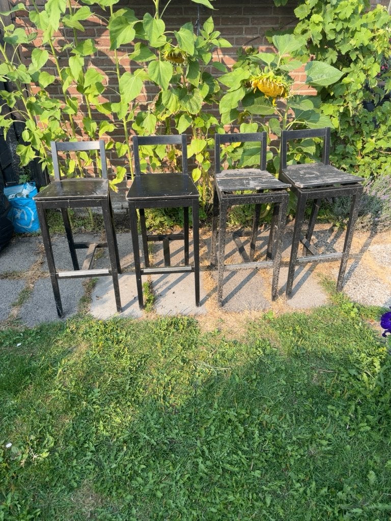 barkrukken, Ophalen, Gebruikt, 60 tot 90 cm, Hout