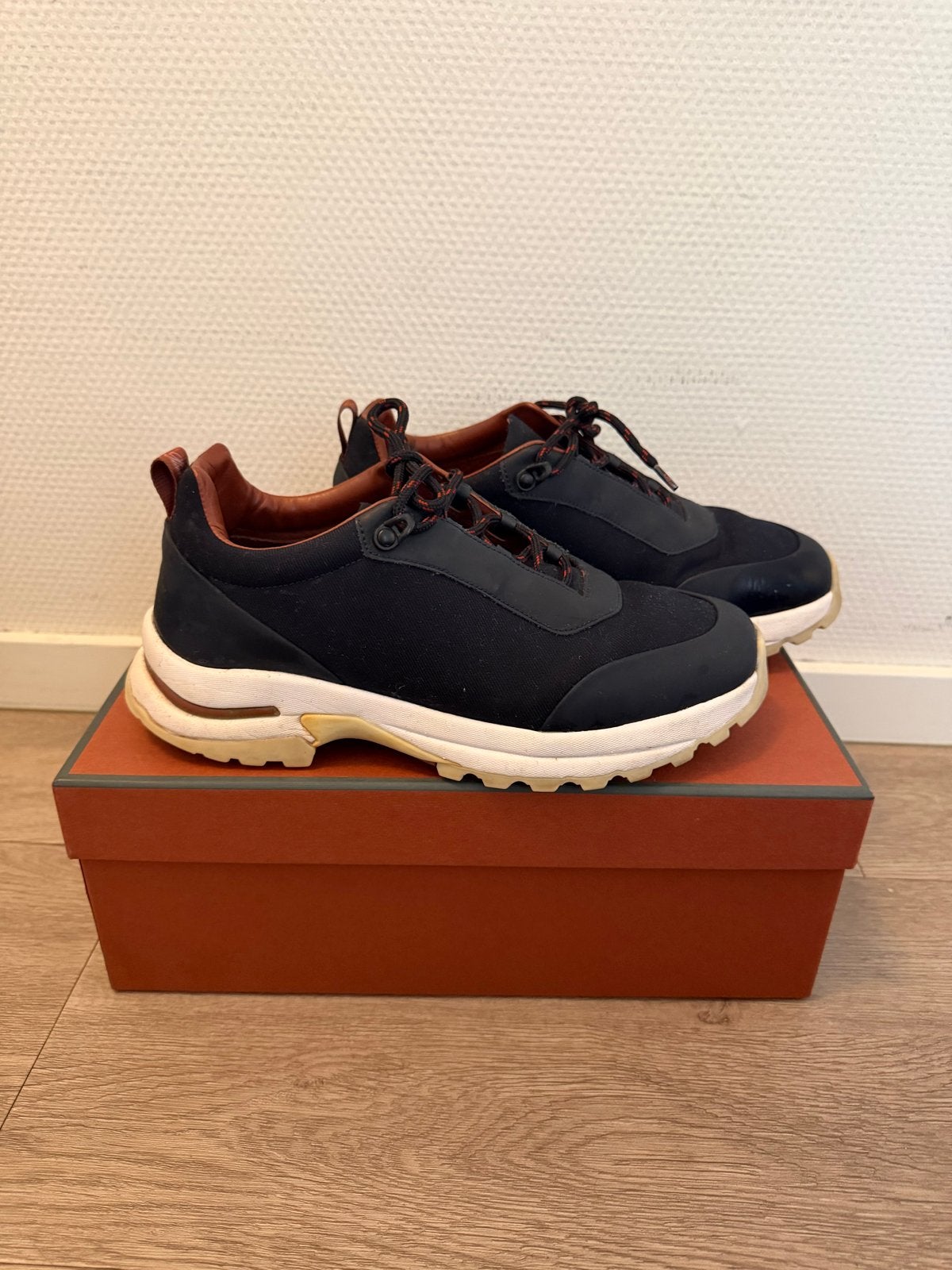 Loro Piana Trail Walk Techno Tasmanian Sneakers Maat 40, Ophalen of Verzenden, Zo goed als nieuw, Blauw, Sneakers of Gympen