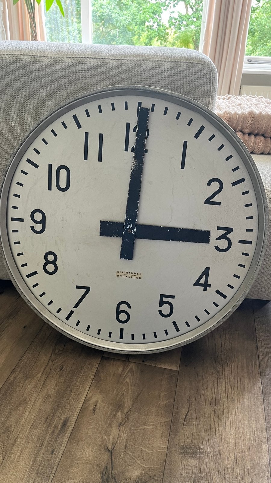 Oude klok, Huis en Inrichting, Ophalen, Gebruikt, Wandklok