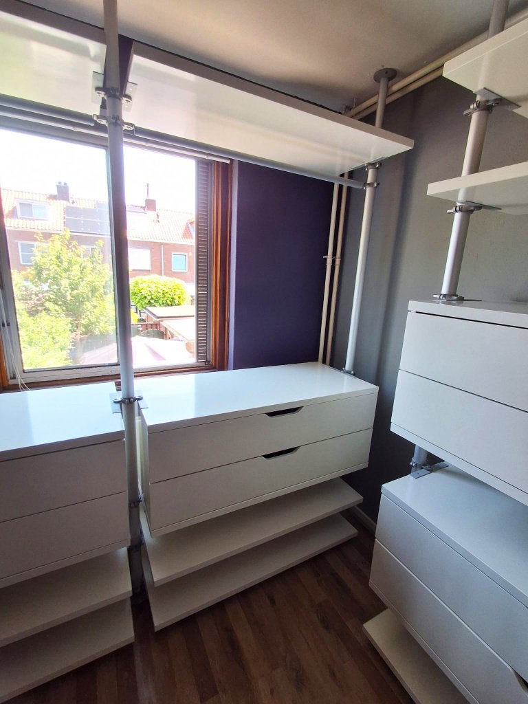 IKEA Stolmen - uitgebreid kastsysteem / kledingkast, Gebruikt, 100 tot 150 cm, Modern, 25 tot 50 cm