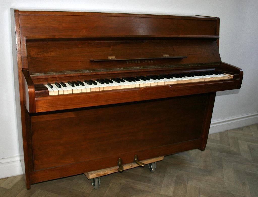 Young Chang piano, bieden vanaf €360, Muziek en Instrumenten, Piano's, Ophalen, Gebruikt, Bruin, Piano