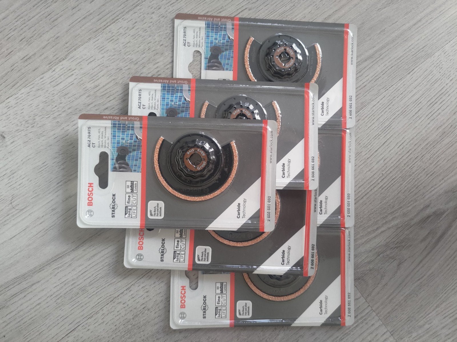 Bosch Starlock HM-Riff segmentzaagblad ACZ 70 RT5 (6 Stucks), Ophalen of Verzenden, Nieuw, Zaag, Bosch