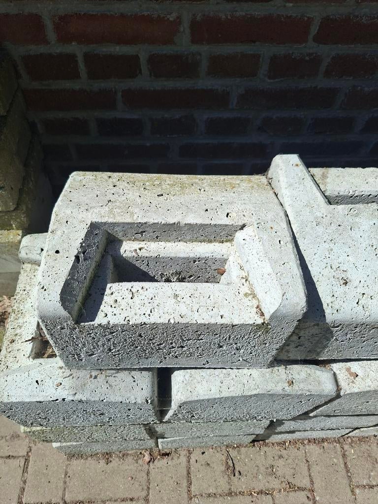 Grondgrendelblok beton, aanslagblok dubbele poort, Ophalen, Nieuw, Overige materialen, Overige typen