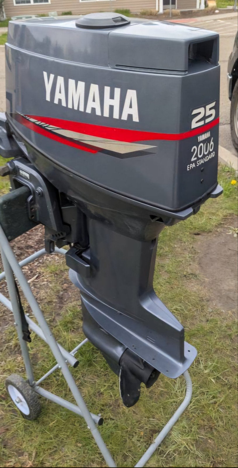 Gezocht motorkap 25 pk Yamaha autolube, Ophalen of Verzenden, Zo goed als nieuw, Motor en Techniek, Motorboot