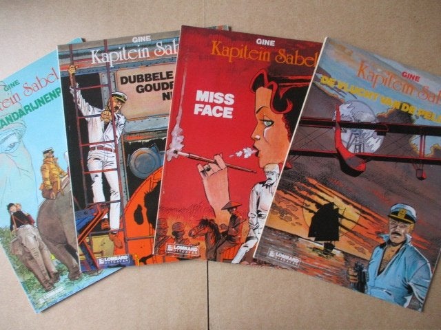 w0171 kapitein sabel 1 t/m 7, Boeken, Meerdere stripboeken, Ophalen, Gelezen