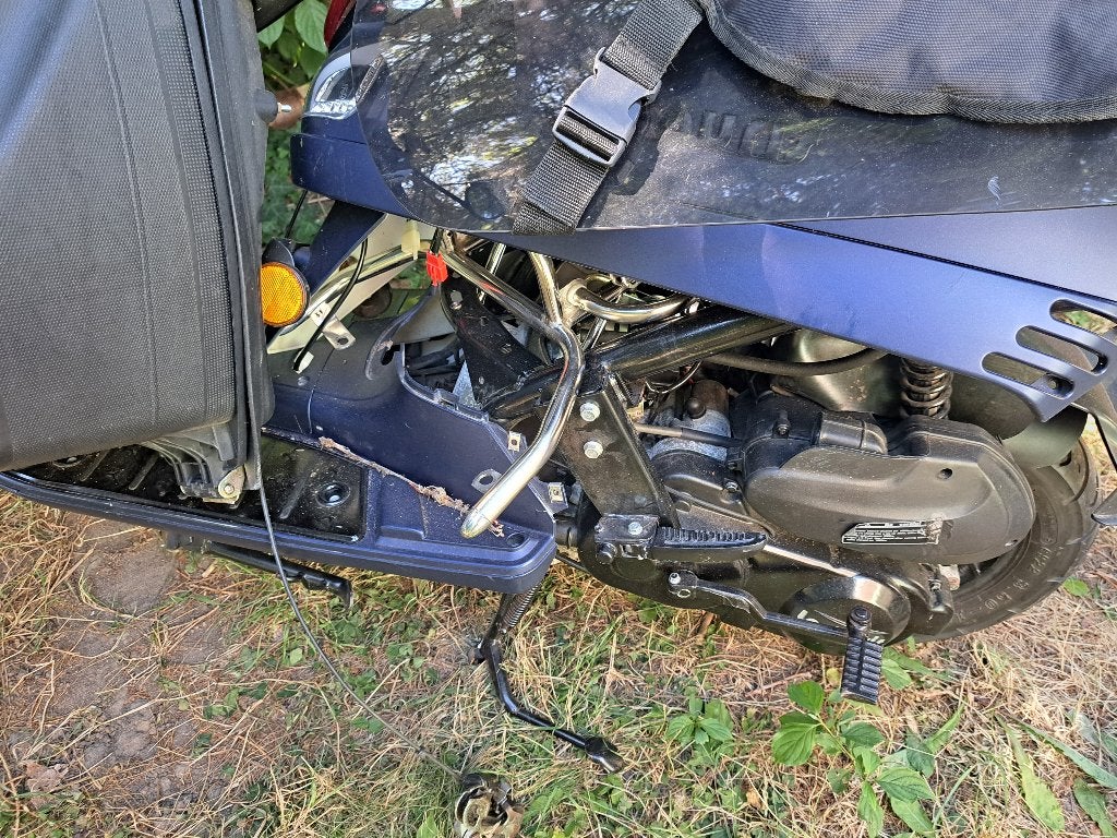 La souris scooter, uit elkaar, Fietsen en Brommers, Ophalen, Gebruikt, Benzine, Overige merken