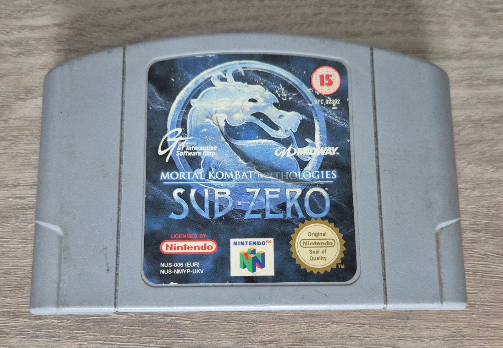 Nintendo N64 Mortal Kombat Mythologies: Sub-Zero, Avontuur en Actie, Gebruikt, 1 speler, Ophalen of Verzenden
