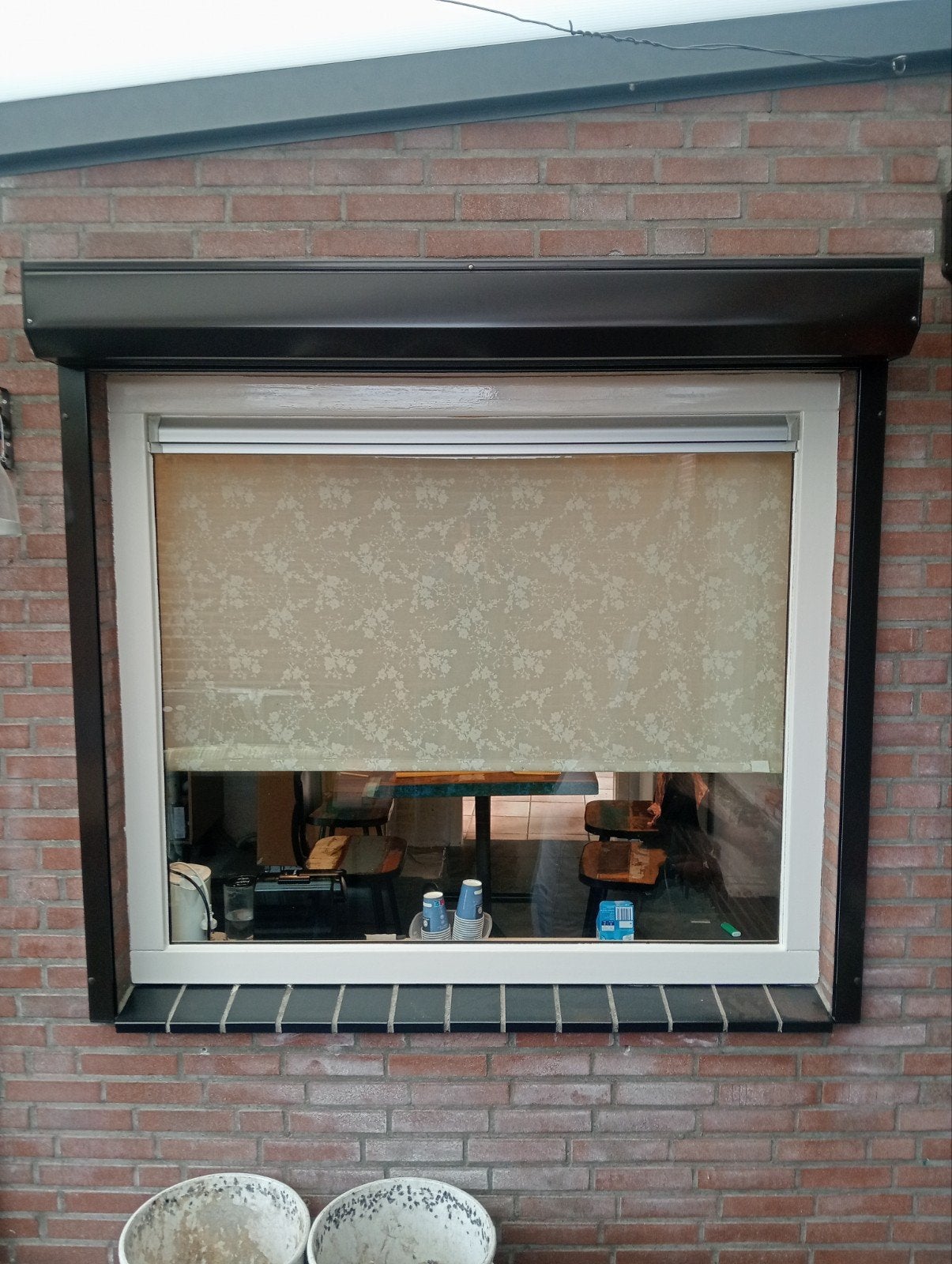 Rolluik, Ophalen, Gebruikt, Bruin, 150 tot 200 cm