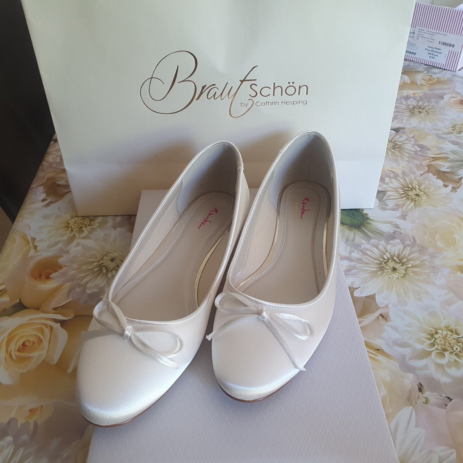 Nieuwe Rainbow Club Brittany bruidsschoenen maat 39, Kleding | Dames, Schoenen, Wit, Nieuw, Rainbow Club, Ballerina's