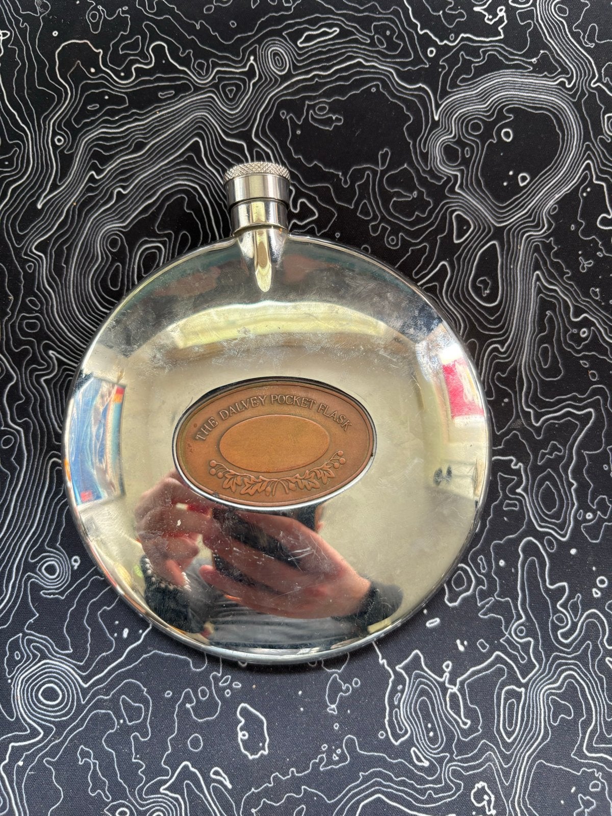 Vintage Dalvey Pocket Flask - Schotse Kwaliteit 1985, Ophalen