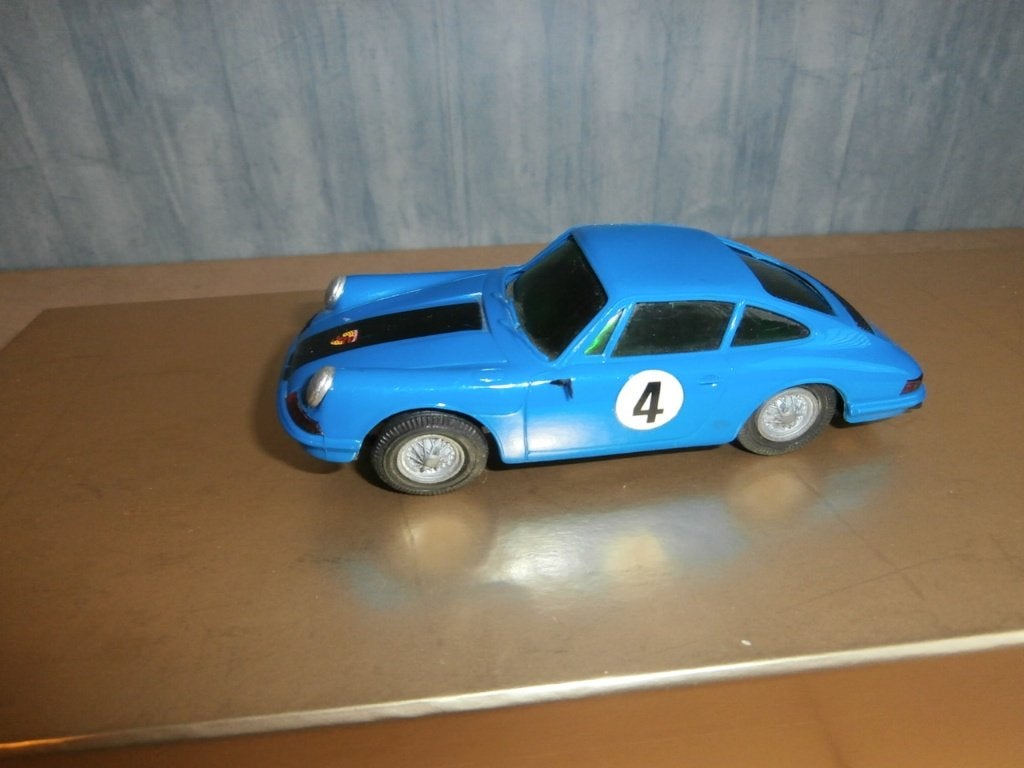 Carrera Porsche 911 slot car blauw 1:32 near mint., Ophalen of Verzenden