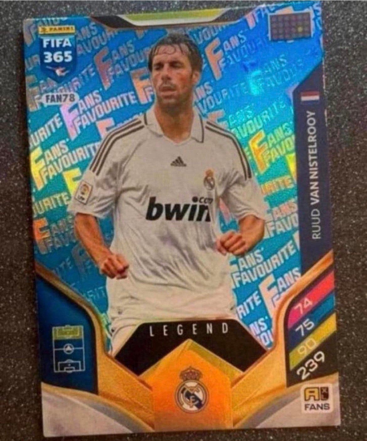 Panini Fifa365 ‘26 BLUE PAR. FANS’ FAV. LEGEND V.NISTELROOY, Verzenden, Zo goed als nieuw, Plaatje