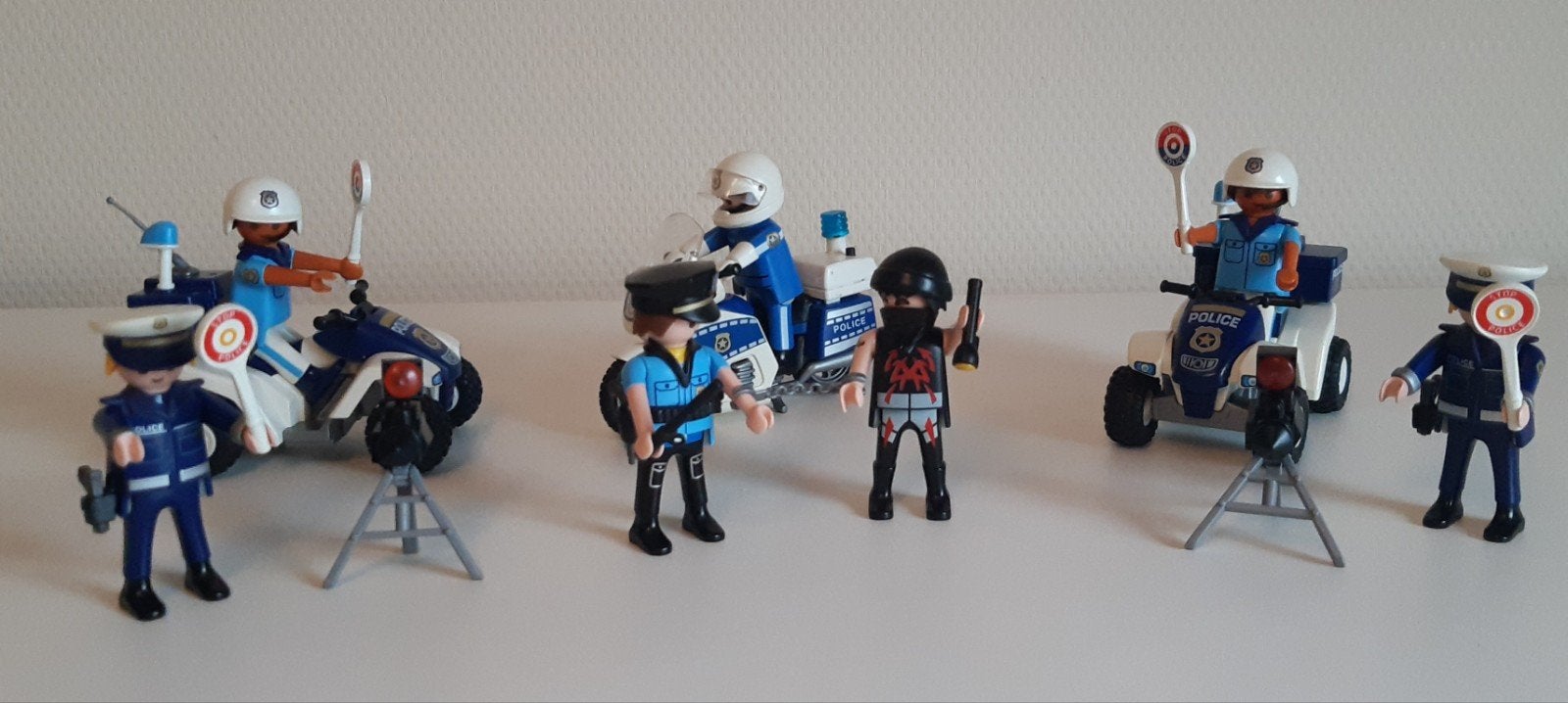 Playmobil 4669/3655/4262/5816 Politiesets 6 st. (Set 300), Ophalen of Verzenden, Zo goed als nieuw, Complete set