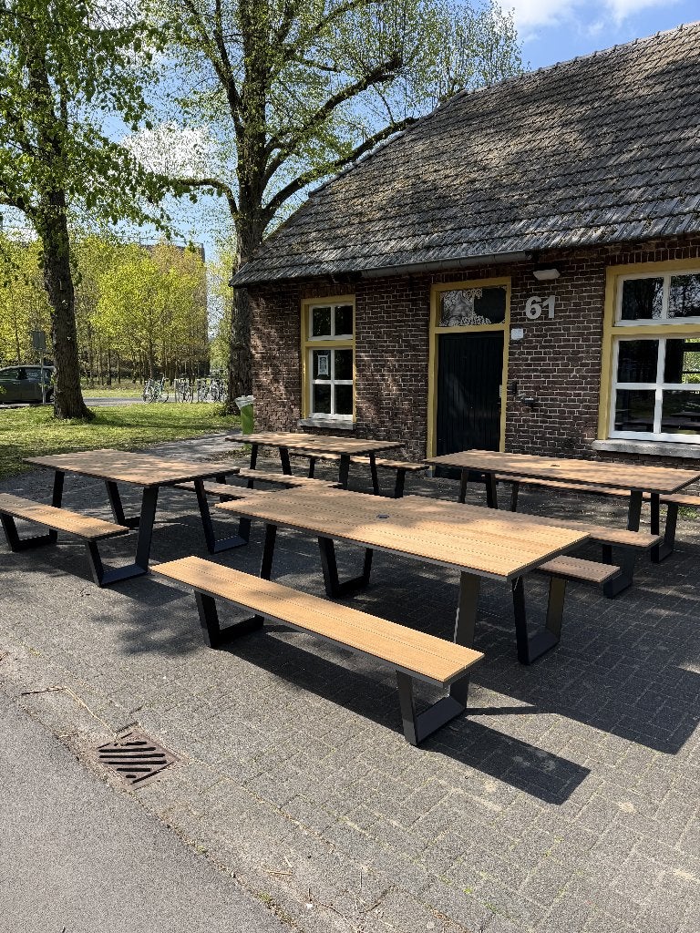 Picknicktafels Massa 6 verschillende, Tuin en Terras, Picknicktafels, Ophalen, Nieuw, Rechthoekig, Aluminium