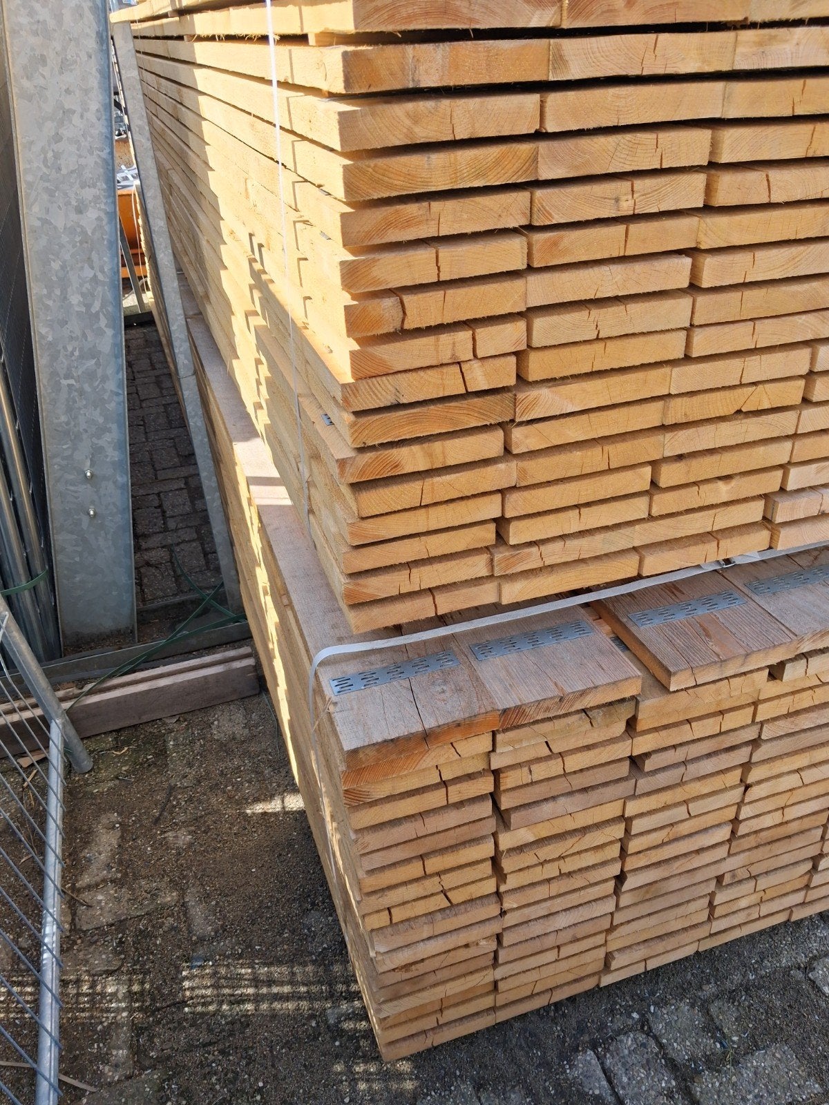 steigermateriaal, Ophalen, Hout