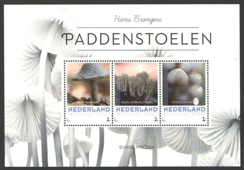 Postzegels Paddenstoelen in Nederland (2), Ophalen of Verzenden, Na 1940, Postfris