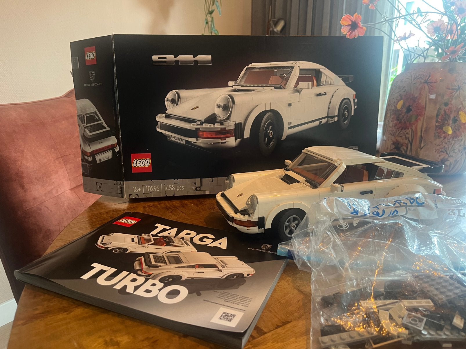 Technisch lego Porsche Targa 10295, Ophalen of Verzenden, Zo goed als nieuw
