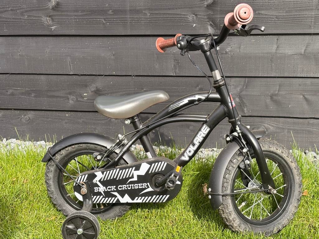 Volare kinderfietsje met zijwieltjes, Ophalen, Zo goed als nieuw, Minder dan 16 inch, Zijwieltjes