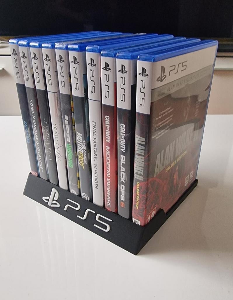 3D geprinte PS5 games stand 🔰🎯🔰, Ophalen of Verzenden, Zo goed als nieuw