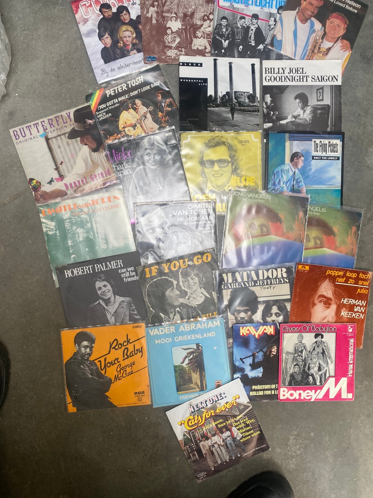 Vinly singels, Verzenden, Zo goed als nieuw, Overige formaten, Levenslied of Smartlap