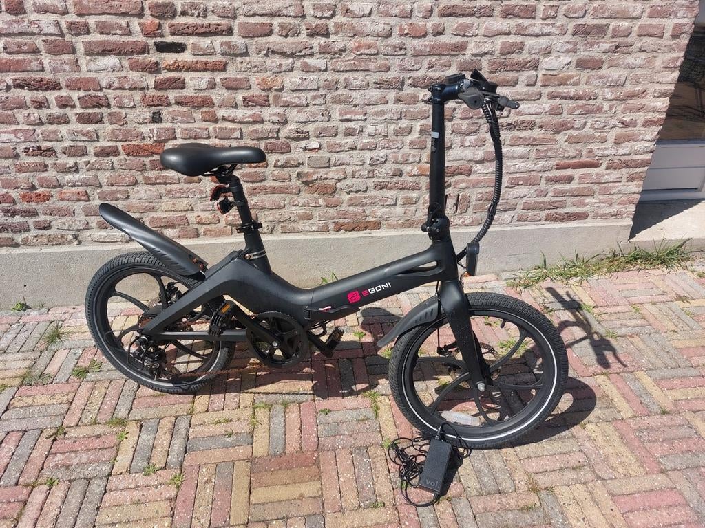 Egoni Electrische vouwfiets was nieuw 1500 euro, Fietsen en Brommers, Fietsen | Vouwfietsen, Ophalen of Verzenden, 20 inch of meer
