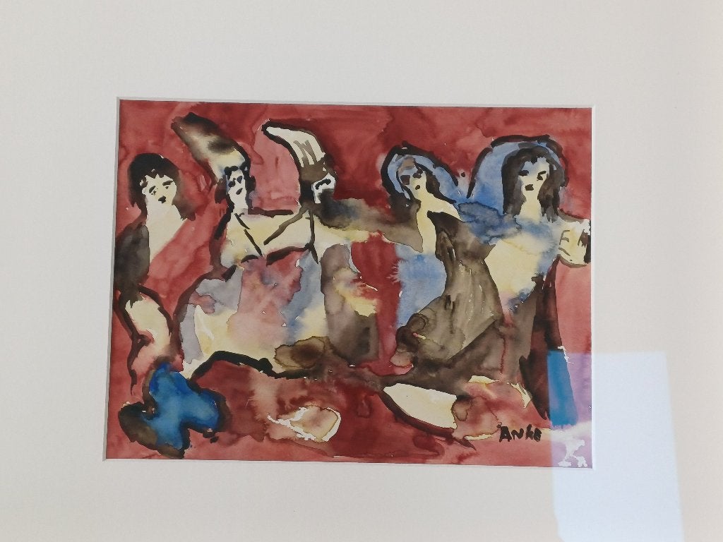 Aquarel Anke Sinnighe ter Gast Unica, Ophalen