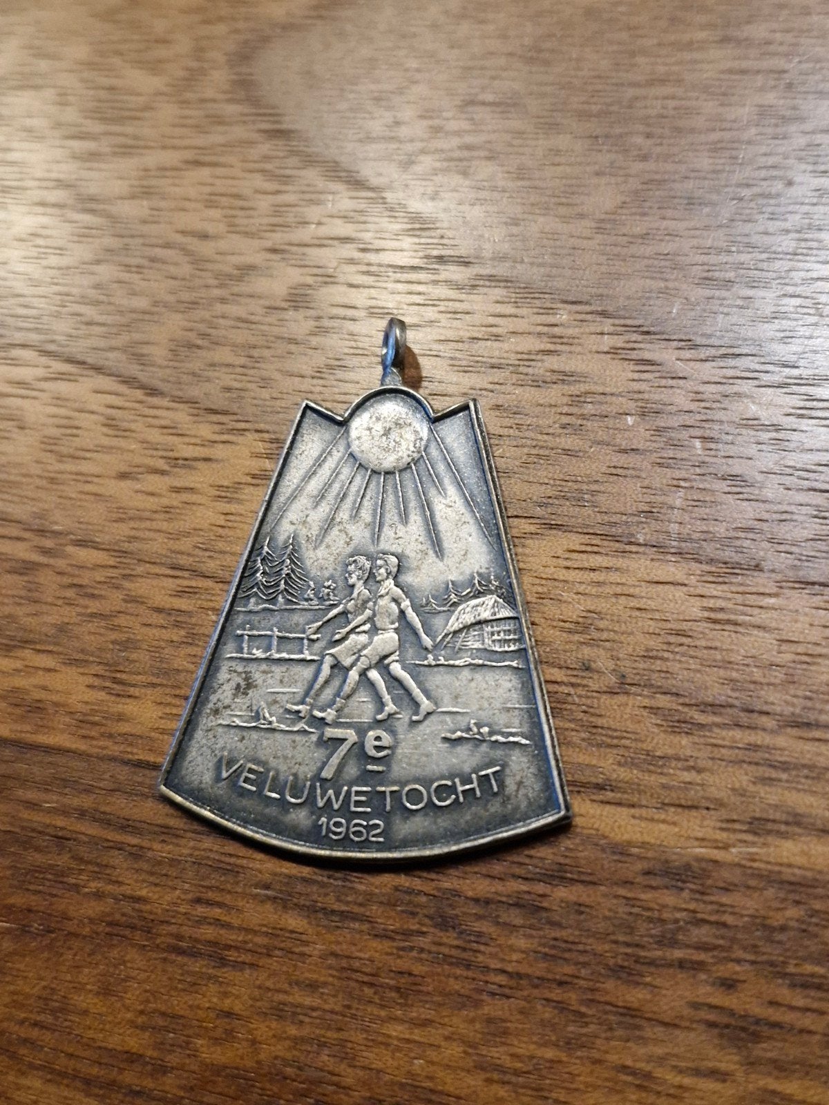 333 Zeldzame 7e Veluwetocht Medaille 1962, Ophalen of Verzenden