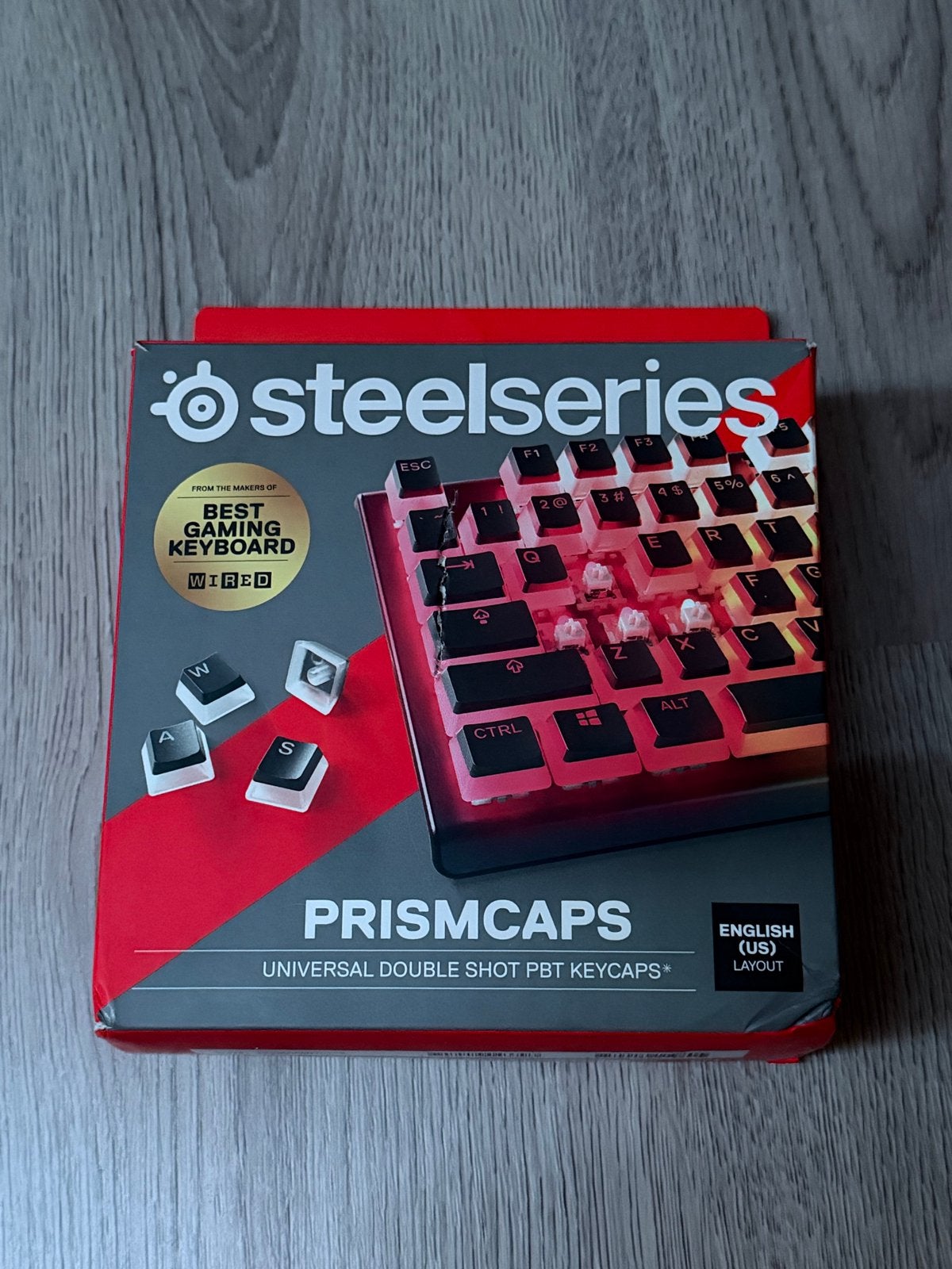 SteelSeries PrismCaps - Universele Double Shot PBT Keycaps, Computers en Software, Toetsenborden, Ophalen, Qwerty, Nieuw, Gaming toetsenbord