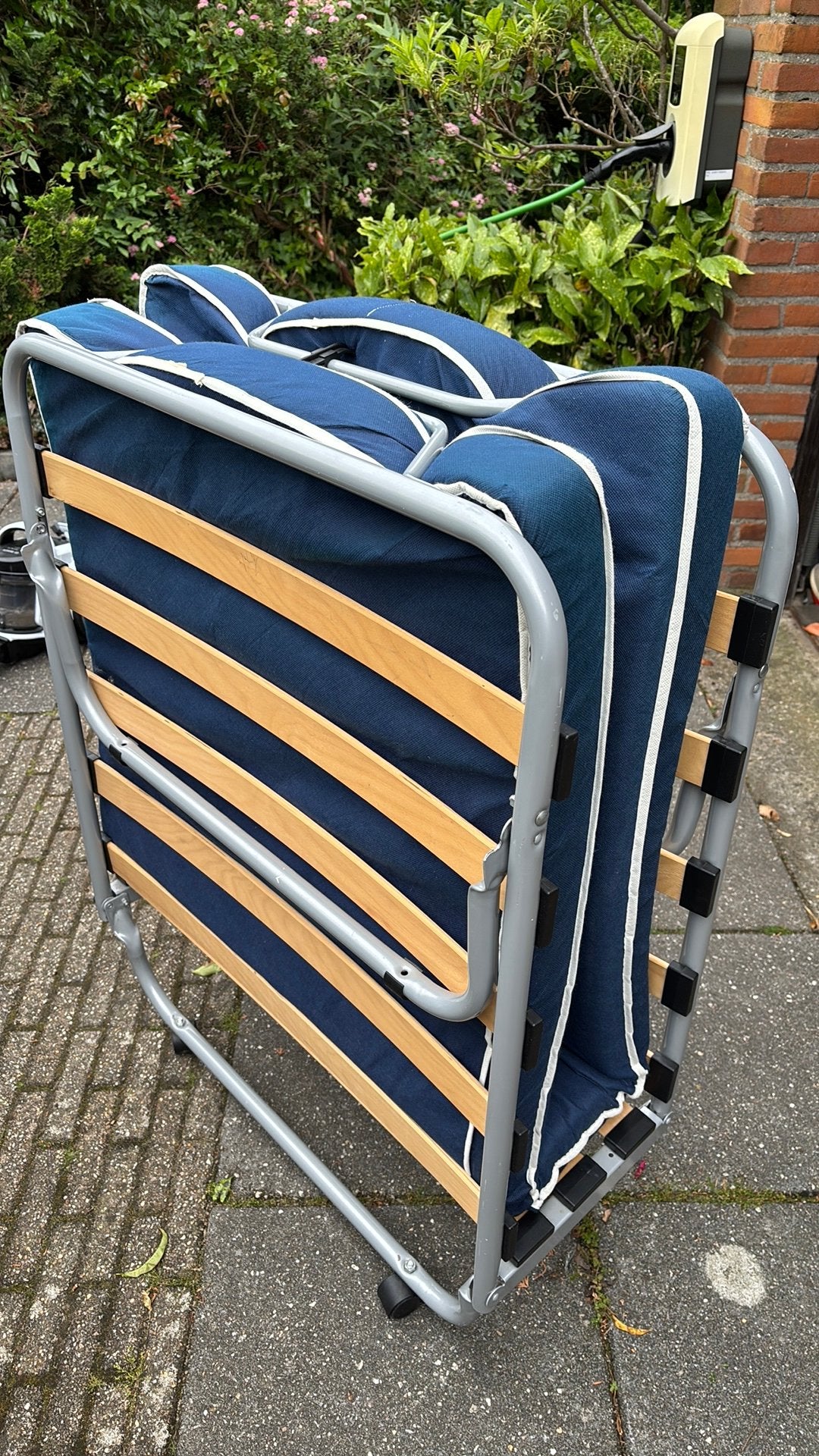 Praktisch opklapbed, Ophalen, Eenpersoons, 190 cm of minder, 80 cm