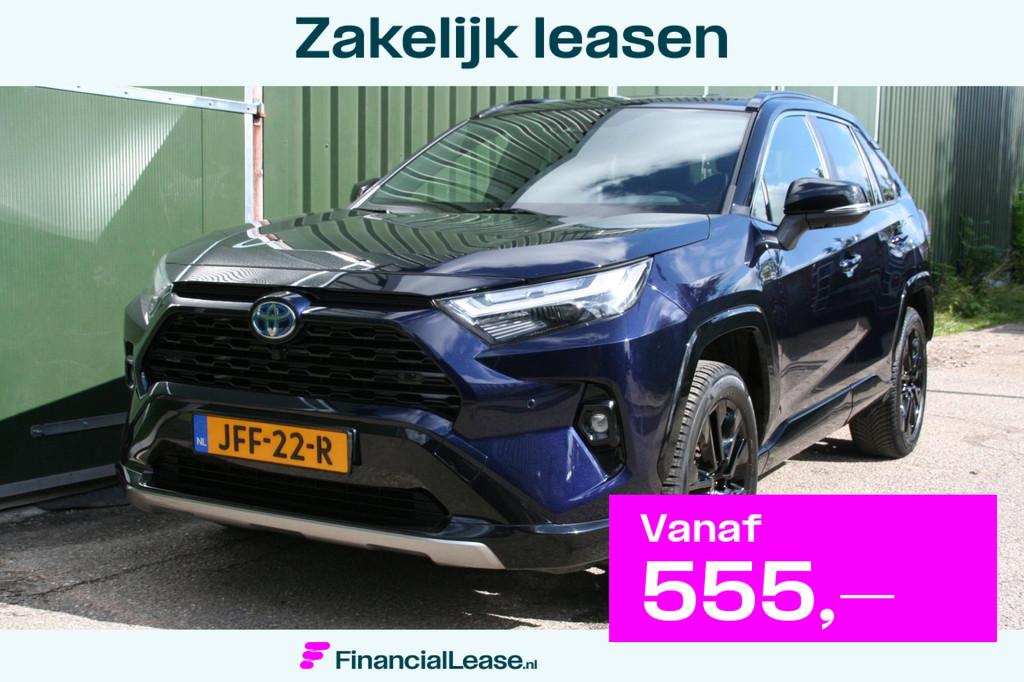 Toyota RAV4 2.5 Hybrid Style BI-TONE, TREKHAAK, NAVIGATIE, H, Gebruikt, 4 cilinders, 2487 cc, Blauw