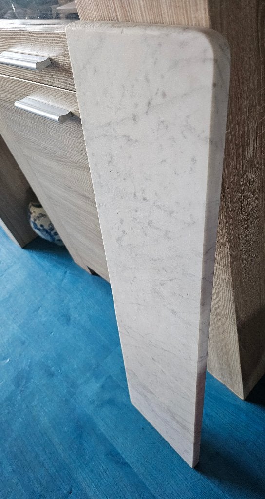 Luxe Massief Bianco Carrara Marmer - Vensterbank (Z.G.A.N.), Ophalen, 60 cm of meer, Overige typen, Zo goed als nieuw