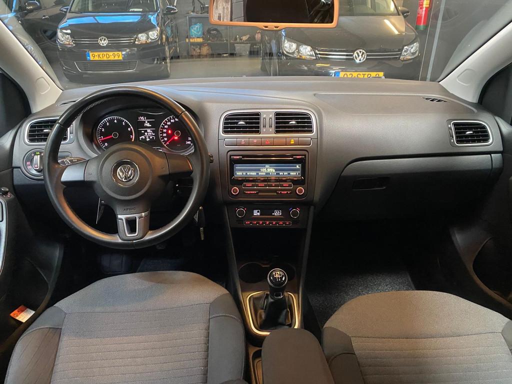 Volkswagen Polo 1.2 TSI BlueMotion Edition+ AIRCO|NAP|TREKHA, Voorwielaandrijving, Euro 5, Stof, Zwart