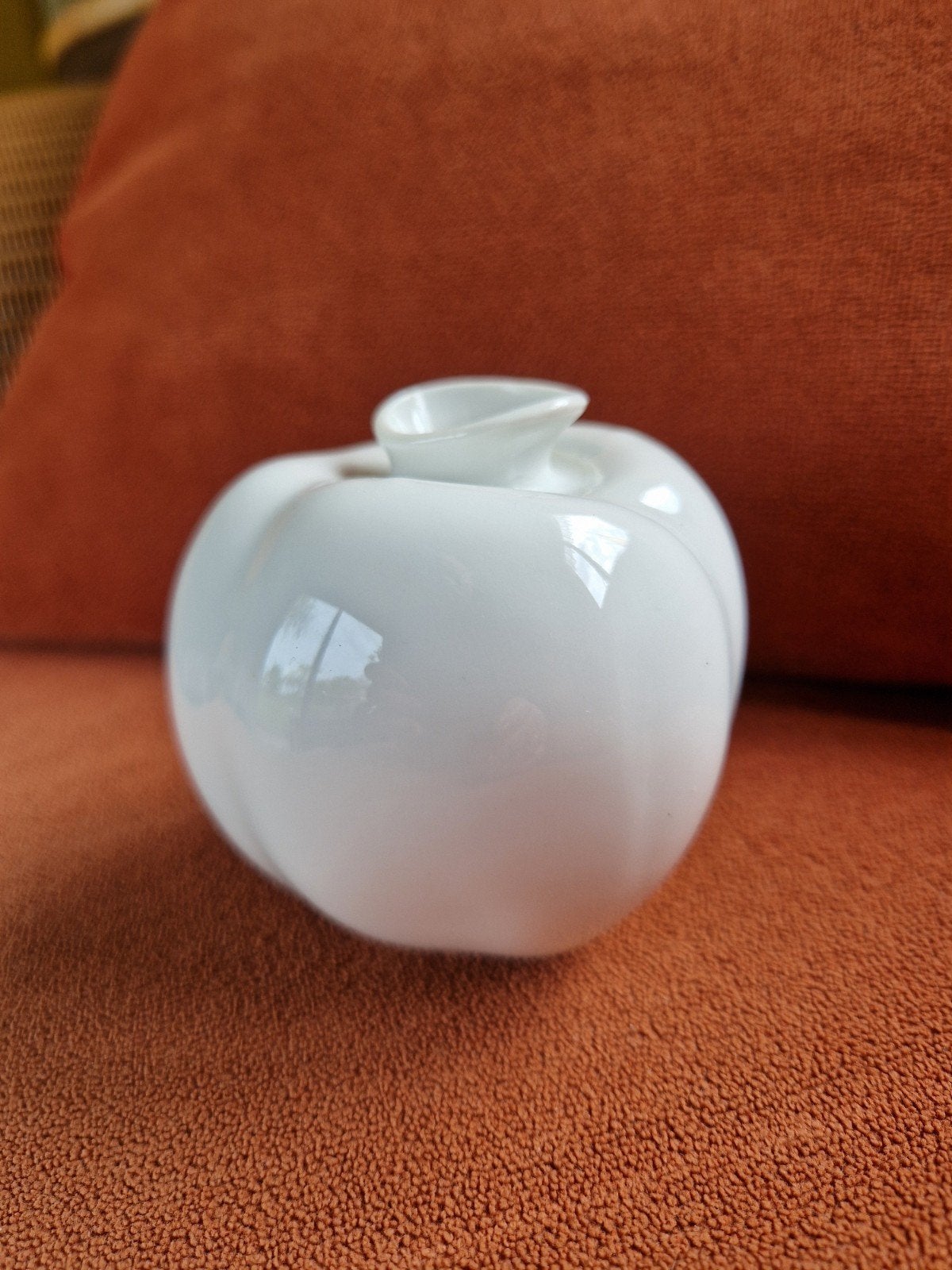 Arzberg porseleinen appelvaasje, wit, modern design, Ophalen of Verzenden