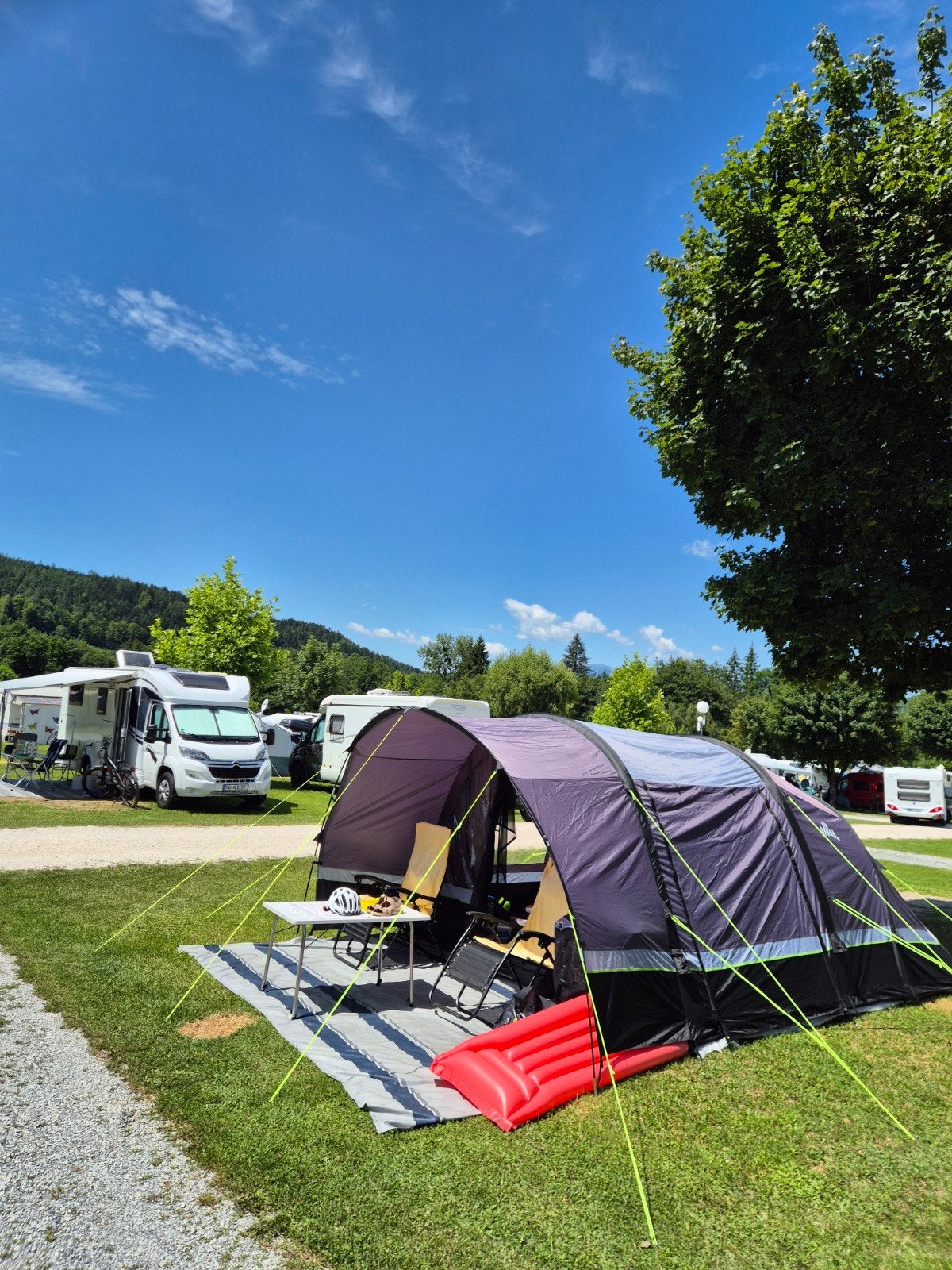 Familietent Columbia Easyair Obelink., Caravans en Kamperen, Tenten, Ophalen, Gebruikt