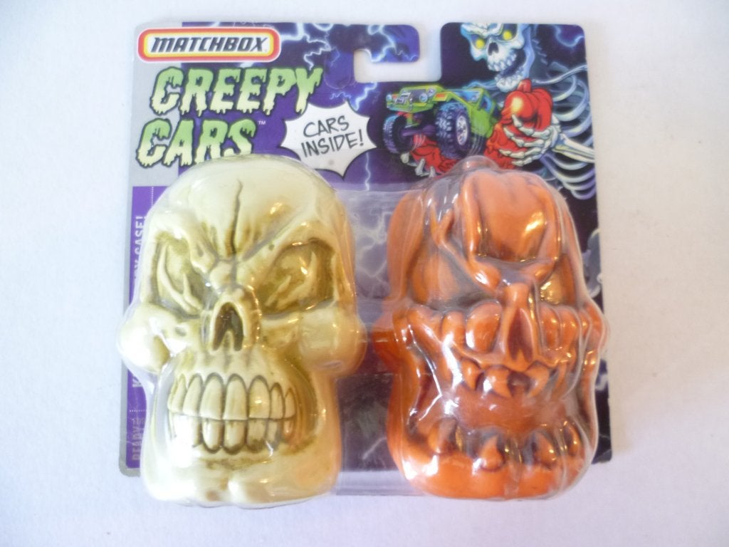 Matchbox 2006 Creepy Cars Doodshoofd doosjes modelauto., Ophalen of Verzenden, Nieuw, Auto