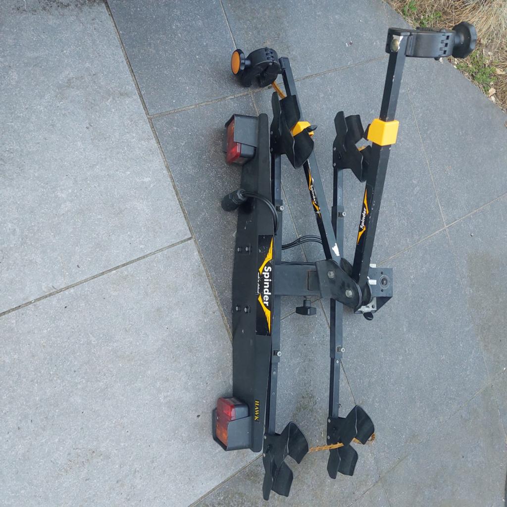 Hawk Spindler RH-2-F Trekhaak Fietsendrager voor 2 fietsen, Auto diversen, Fietsendragers, Ophalen, Gebruikt, Elektrische fiets