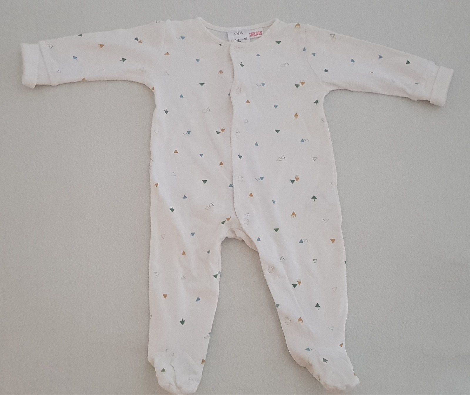 Zara boxpakje maat 62 baby kleding symbolen wit creme pakjes, Zo goed als nieuw, Zara, Pakje, Verzenden