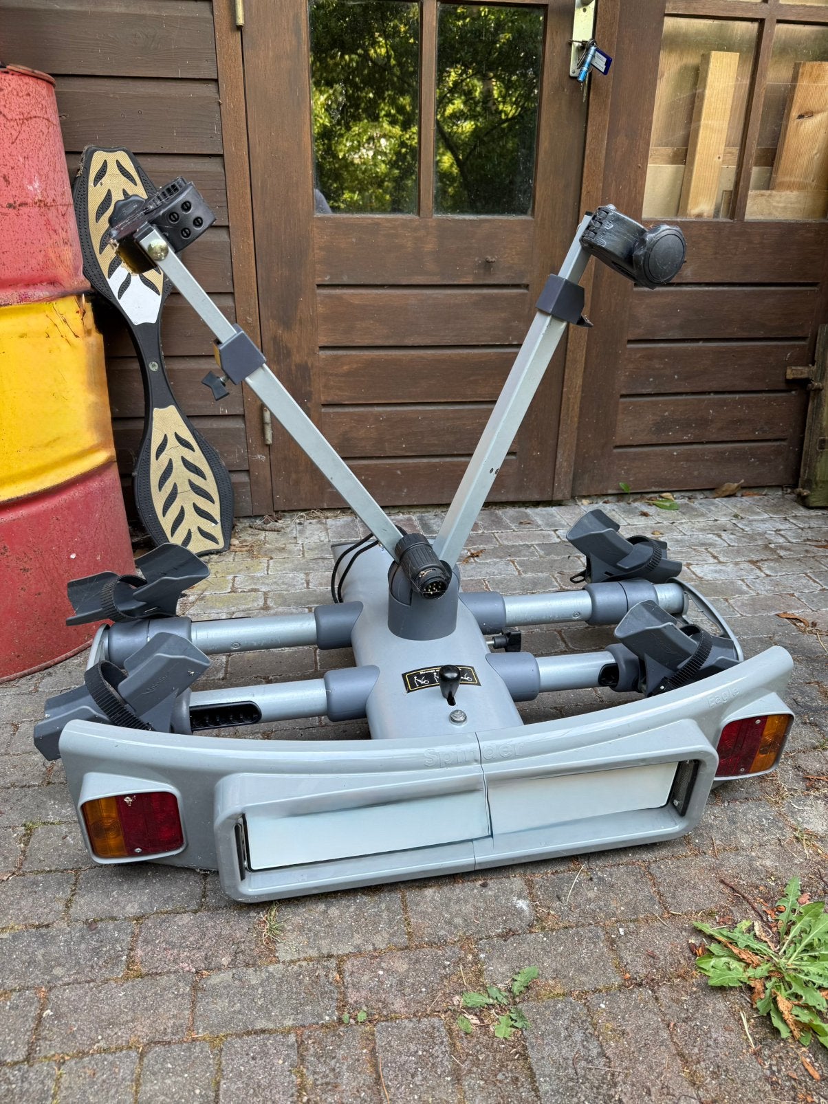 Spinder Eagle Compact fietsdrager, Ophalen, 2 fietsen, Gebruikt, Trekhaakdrager
