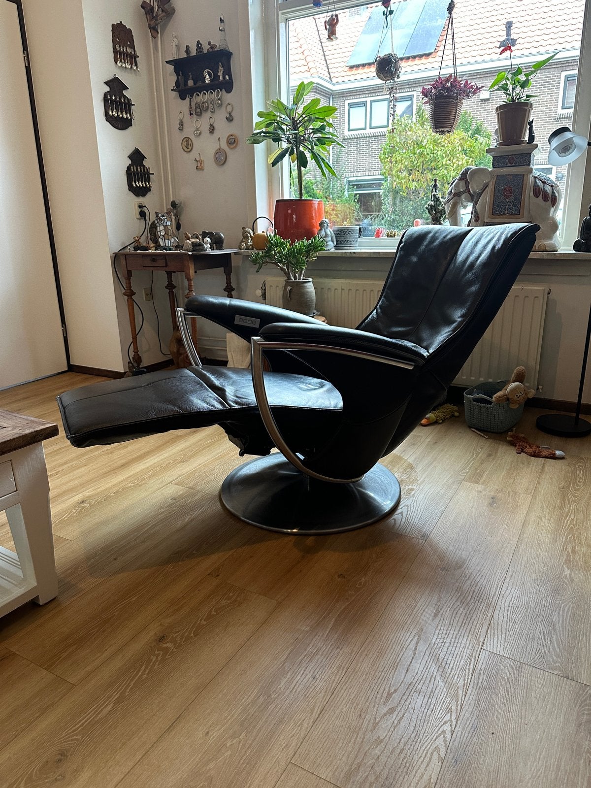Sitting Vision Relaxfauteuil’s - groen & bruin Leer, Ophalen, Gebruikt, Twee, Overige kleuren