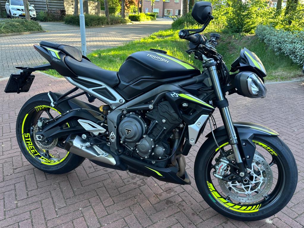 Triumph Street Triple 765 RS 2021 (incl beurt), Motorrijbewijs A, Gebruikt, 3 cilinders, Particulier
